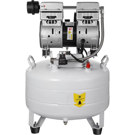 Mophorn 6,6-Gallonen-Vertikal-Luftkompressor, ultraleise, ölfrei, 30-Liter-Tank, 850 W, geräuscharmer, geräuscharmer Kompressor
