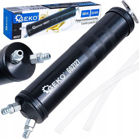 Pompa manuale a pistone per travaso olio Geko G02127 da 500 ml