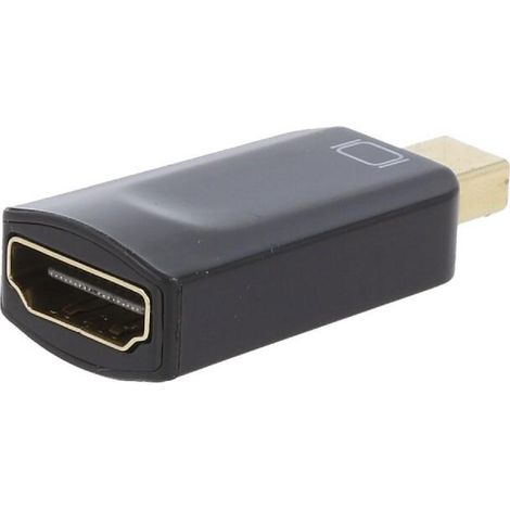 Adaptateur DisplayPort 1.2 HDMI 1.3 femelle mini DisplayPort prise male Full HD - noir