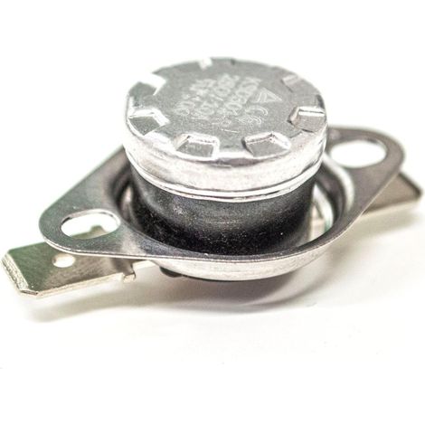 Thermostat de contact manuel 100°C - Unité unique - Métal robuste - Sécurité thermique - Pour électroménager - Fixation par bride (1/4)