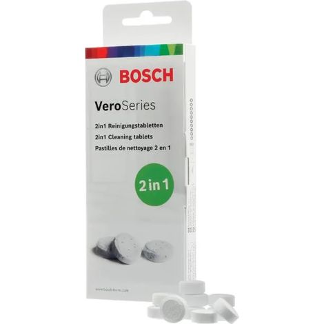 Tabletas limpieza Bosch TCZ8001N 10 comprimidos cuidado (1/2)