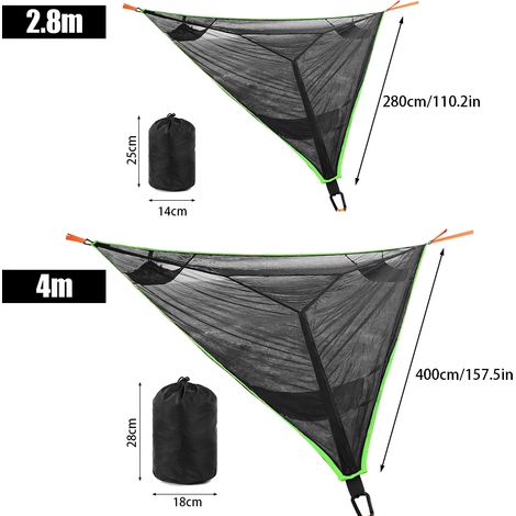 Hamac de Camping hamacs multi-personnes portables pour randonnée voyage sac à dos arrière-cour et jardin (1/5)