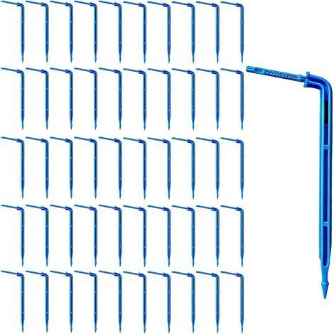 Arrosage Goutte à Goutte Goutteurs Irrigation 3/5 mm Piquets Goutte à Goutte 10 cm Emetteurs Arrosage Jardin Systeme Irrigation 50 Pieces (1/5)
