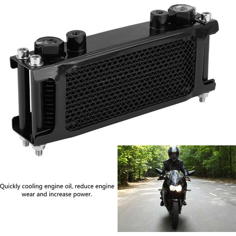 Radiateur refroidisseur d'huile moteur en aluminium amélioré pour moto, universel 50CC-200CC. (1/5)
