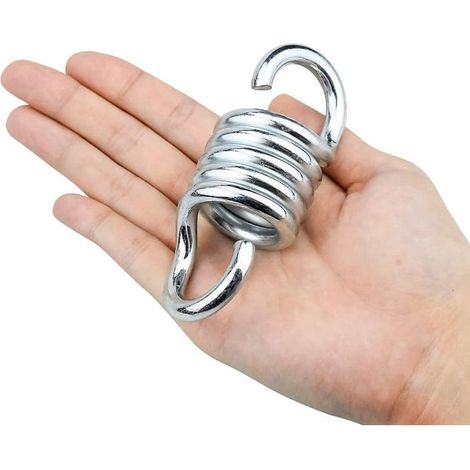 2 ressorts de suspension pour chaise, capacité de charge élevée, antirouille, robuste, adaptés à balançoire et fauteuil suspendu de terrasse (7mm) (1/4)