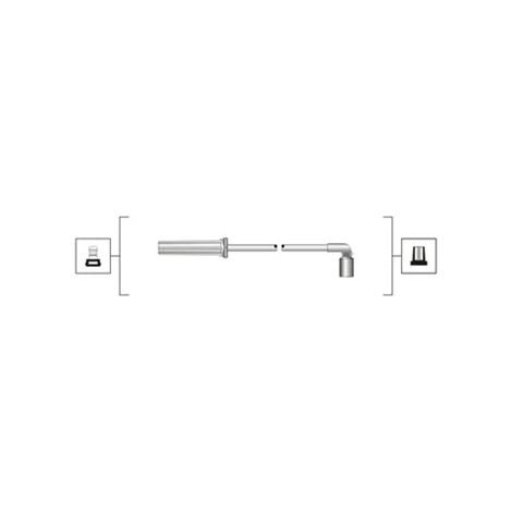 Kit de câbles d'allumage Magneti Marelli 941319170010 CHEVROLET