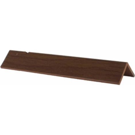 36 x PARASPIGOLO 25X25 MM PVC ESPANSO 3 M NOCE SCURO