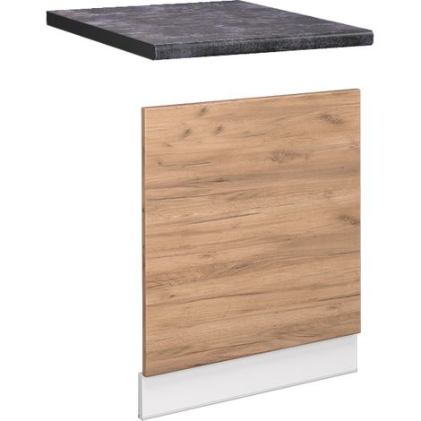 Panel frontal Fame-Line, Roble dorado, 60 cm , ET Antracita, Vicco