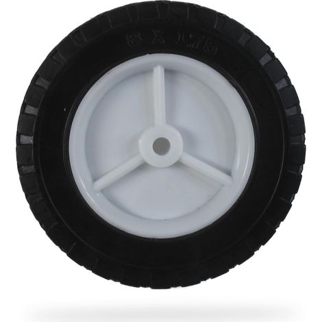 Roue en plastique à moyeu décalé universel, 2 pièces, ø 200 mm de longueur (1/2)