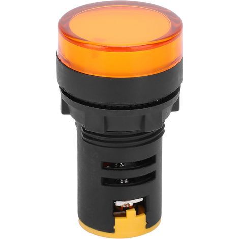 Voyant de signalisation jaune encastré, alimentation d'éclairage 24 V CC (1/5)