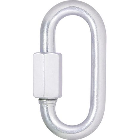 Connettore ovale con chiusura a vite - Acciaio - Apertura rapida 17 mm - FA5040016