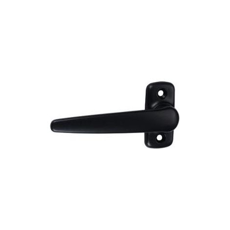 Einfacher Türdrücker vorstehend reduziert Horus 2050A FAPIM Vierkant 8 mm - Schwarz 9005 - 2050A37