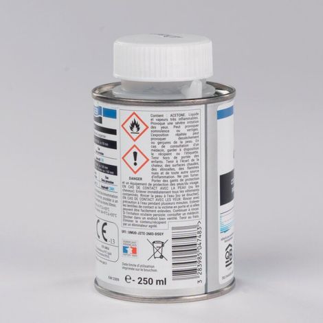 Colle PVC - - Gebsoplast Gel Plus - 250ml - Résistante aux produits chimiques - Adhésif polyvalent (1/4)