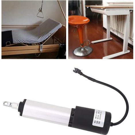 SKA-01-80-D1 Schubstangentest für Mikromotor, 82 ± 2 mm Hub, 100 N Schubkraft, Teleskopstange, Medizintechnik, 12 V DC (1/5)