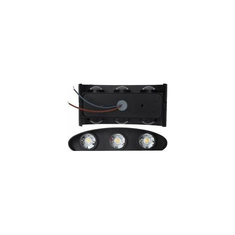 Applique Murale Led - Boîtier En Aluminium - Éclairage Intérieur Et Extérieur - Imperméable Ip65 - 1 Pièce (1/5)