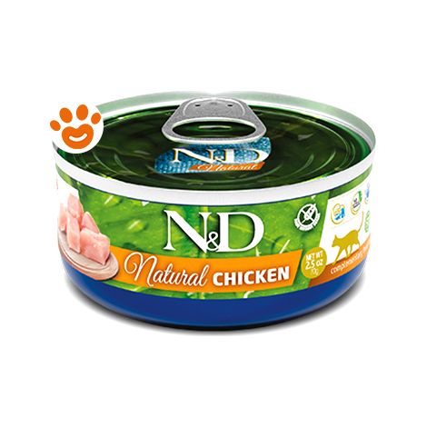 Farmina Cat N&D Natural con Pollo - Farmina Cat N&D Natural con Pollo - Lattina Da 70 Gr