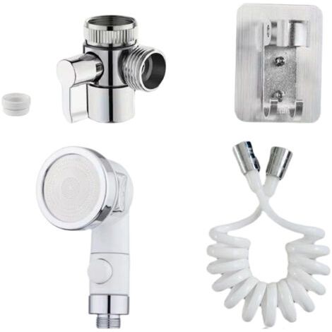 Ensemble de douche et robinetterie, pratique pour une utilisation dans les salles de bain et les cuisines (robinet non inclus). (1/5)