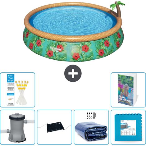 Bestway Piscina Bestway Fast Set Rotonda - 457x84 cm - 7-pezzi  S340 (1/5)