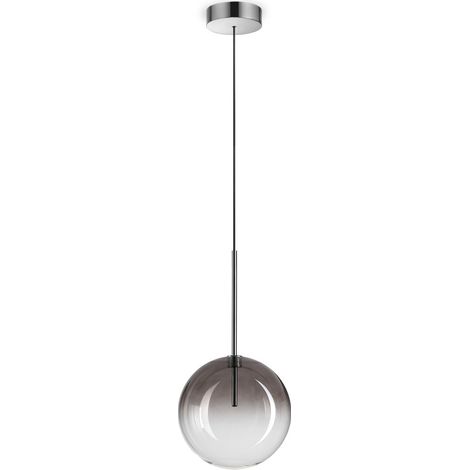 Ideal Lux EQUINOXE Plafonnier Globe 20 cm Gris Fumé