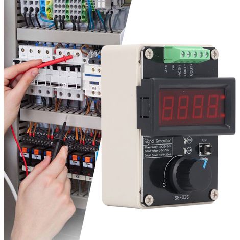 0/4–20 mA/0–5/10 V Signalgenerator ohne einstellbare Strom-/Spannungsregelung, elektromagnetische analoge Signalquelle, 15–24 V DC (1/5)