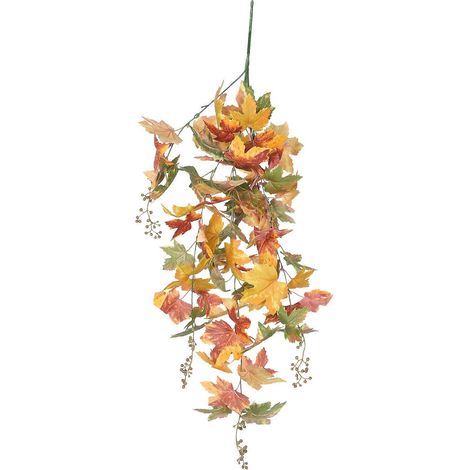 Décoration suspendue de Thanksgiving : vigne de feuilles d'érable pour les fêtes (1/5)