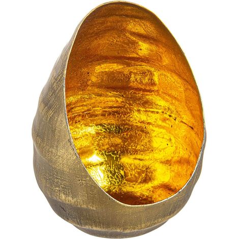 Kerzenhalter Shanty Goccia Gold 12 cm