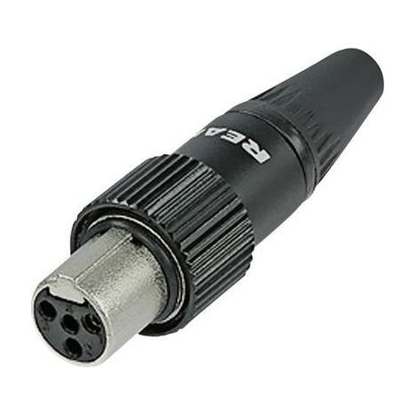 Rean AV RT5FCT-B Mini Connettore XLR Presa dritta Numero Poli (num): 5 Nero 1 pz.