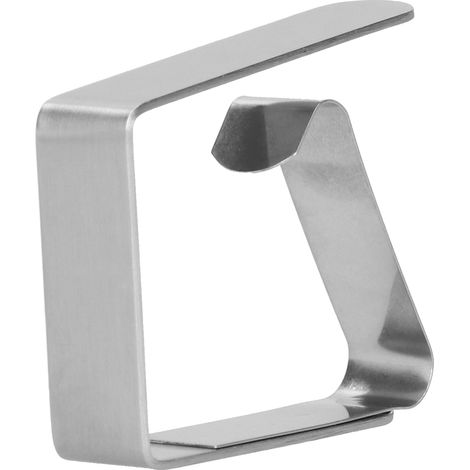Serrure de nappe en inox épais, pince réglable pour table de pique-nique extérieure, fixation robuste, grand format, lot de 4, anti-vent. (1/5)