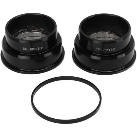 Kit de boîtier de pédalier de vélo en alliage d'aluminium avec roulements étanches et entretoise pour accessoires.