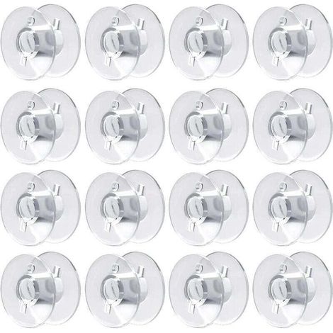 60 canettes plastique universelles pour machine à coudre – compatibles Brother, Singer, Janome, Kenmore et autres modèles standards (1/4)
