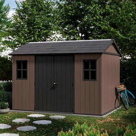Casetta Keter da giardino con pannelli evotech e