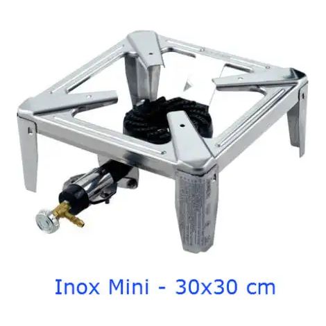 Omac Mini Drago Fornellone Acciaio 30x30x13 cm