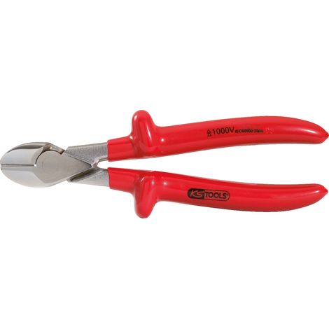 KS Tools - Pince coupante diagonale grande capacité isolée, L.260 mm - 117.1284