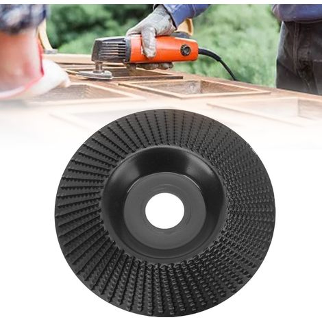Disque à poncer biseauté pour moulures en bois de 125 mm, à pointes noires (1/5)