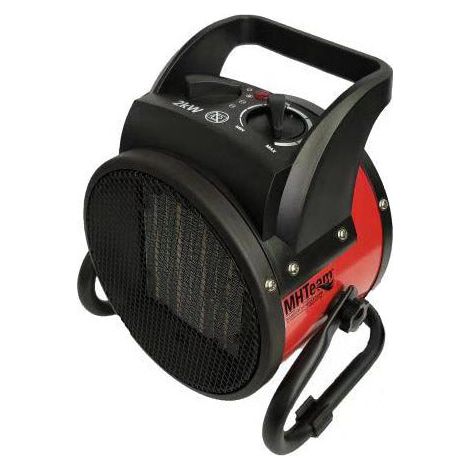 Generatore di Aria Calda 2000W Riscaldatore Elettrico PTC Rosso
