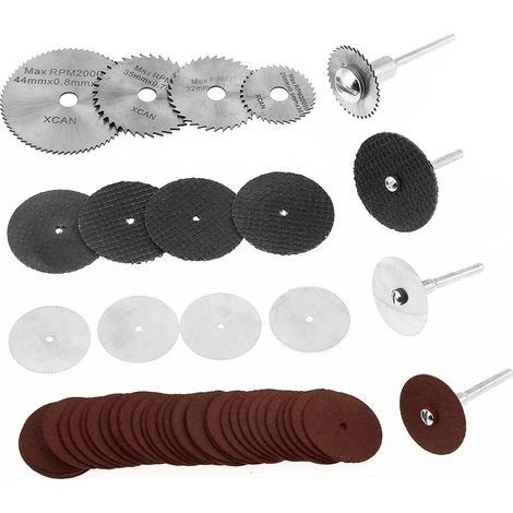 55pcs/set HSS Cutting Dsic Rotary Tools Grinding Accessories Abrasive Tool Kit