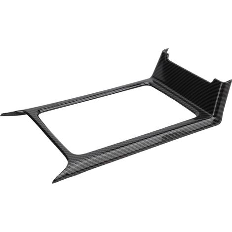 Zierrahmen für den Getränkehalter in der Mittelkonsole im Carbonfaser-Stil, kompatibel mit Golf MK8 2020-2021 (1/5)