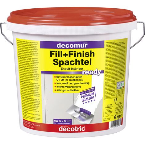 Decotric Decomur Fill+Finish Spachtel ready 6 kg Spachtelmassen