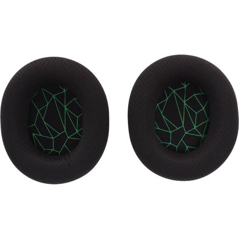Almohadillas de repuesto para auriculares SteelSeries Arctis 3/5/7 de alta elasticidad, color verde seda. (1/4)