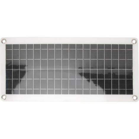 Kit d'énergie solaire avec onduleur 220 W, contrôleur 10 A et protection contre les surtensions en polysilicium 30 W pour voitures, camping-cars, bateaux et autres véhicules 12 V. (1/5)