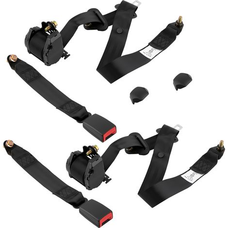 BFO – Ceinture de sécurité rétractable 3 points pour voiture – Installation facile – Matériau ABS – Longueur max 3000mm – Largeur 46mm