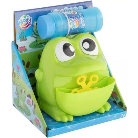 Macchina per bolle di sapone a forma di rana