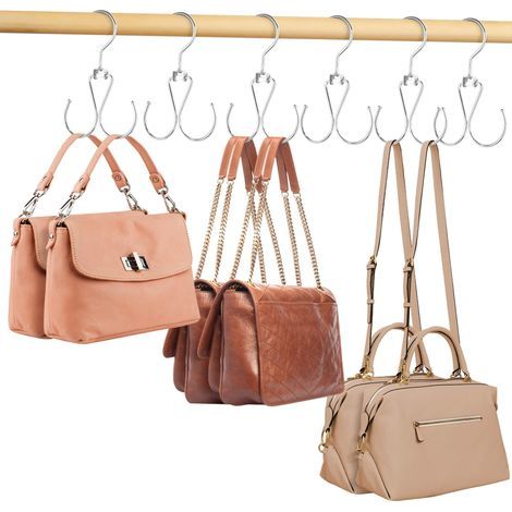 Set mit 6 robusten rotierenden Porte-Porte-Karten, für Dressing, 12 Fassungsvermögen, mit Halterung für Beutel, Silber. (1/5)