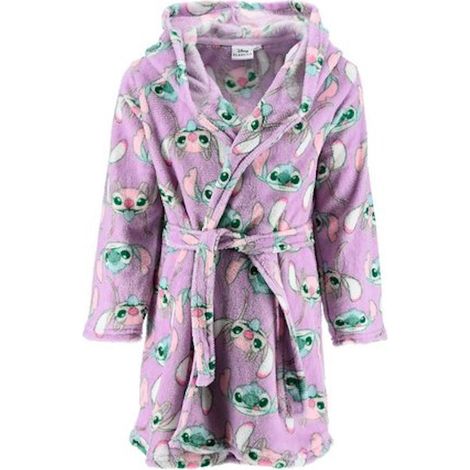 Stitch Mädchenbademantel, warm, weich, lila, 98 FN01E (1/4)