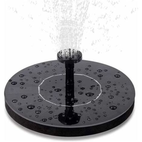 ALLIANDIS FOREHILL Solar-Quellpumpe, 1,5 W monokristalline Solar-Wasserpumpe, 7 V Solar-Quellpumpe für den Außenbereich für Gärten, Vogeltränken, Fischteiche, kleine Teiche (1/5)