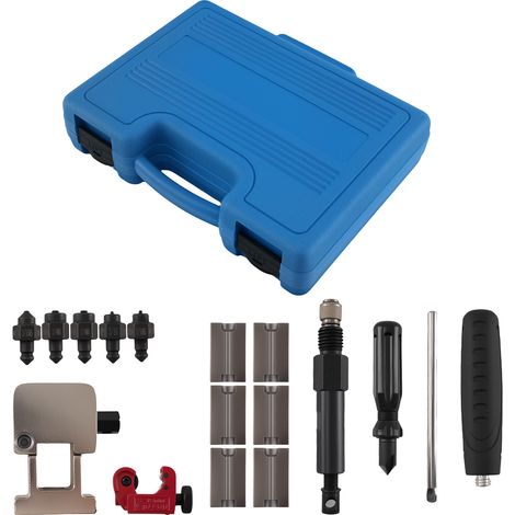 Kit Dudgeonnage Conduites Frein 40Cr 3/16 1/4 Acier Aluminium Laiton SAE (1/5)