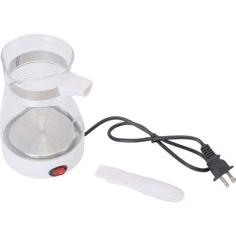 Cafetière turque électrique 600W, 600 ml, verre et acier inoxydable, polyvalente pour café thé vin jaune (1/5)