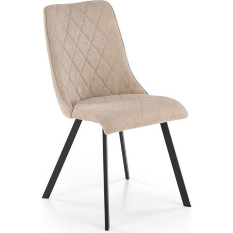 Silla Houston 1770, Beige, 81x50x54cm, Tapiz, Metálico (1/5)