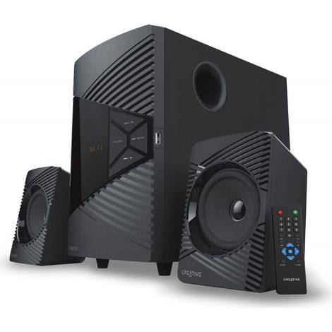 Enceintes sans fil Creative 2.1 SBS E2500 noires Bluetooth 5.0