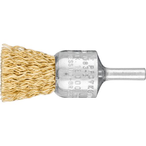 PFERD TOOLS Pinselbürste ungezopft PBU Ø20mm Schaft-Ø6 mm Messing-Draht-Ø0,50 10 Stk (1/5)